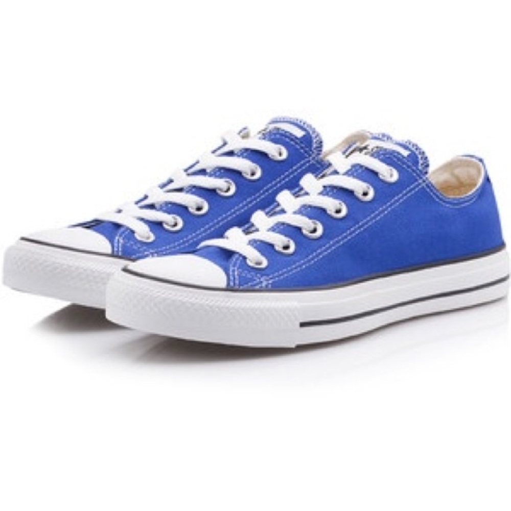Blue Low Top Converse